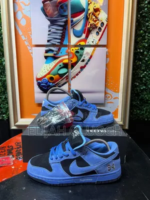 Nike X Supreme Sb Dunk Low '94 Ocean Fog'