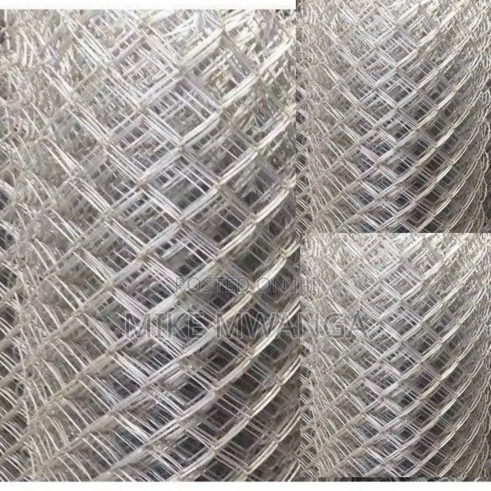 8ft,8g,50x50. Galvanized Chain Link
