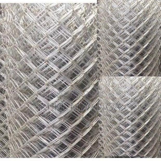 8ft,8g,50x50. Galvanized Chain Link