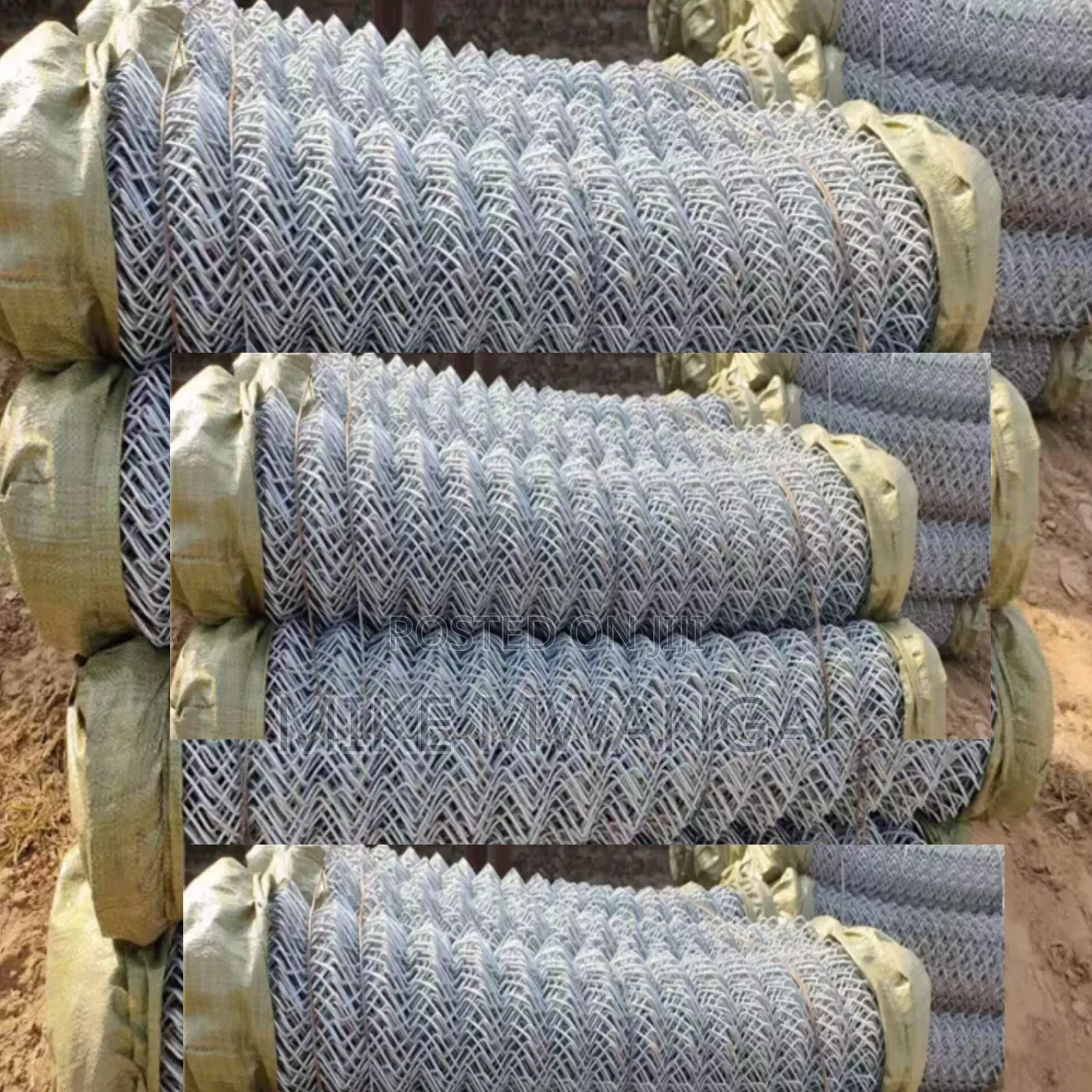 Rust Free Chain Link, 8g,8ft,50x50