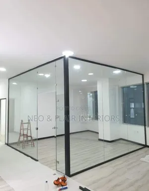 10mm Tampered Glass Office Partitions