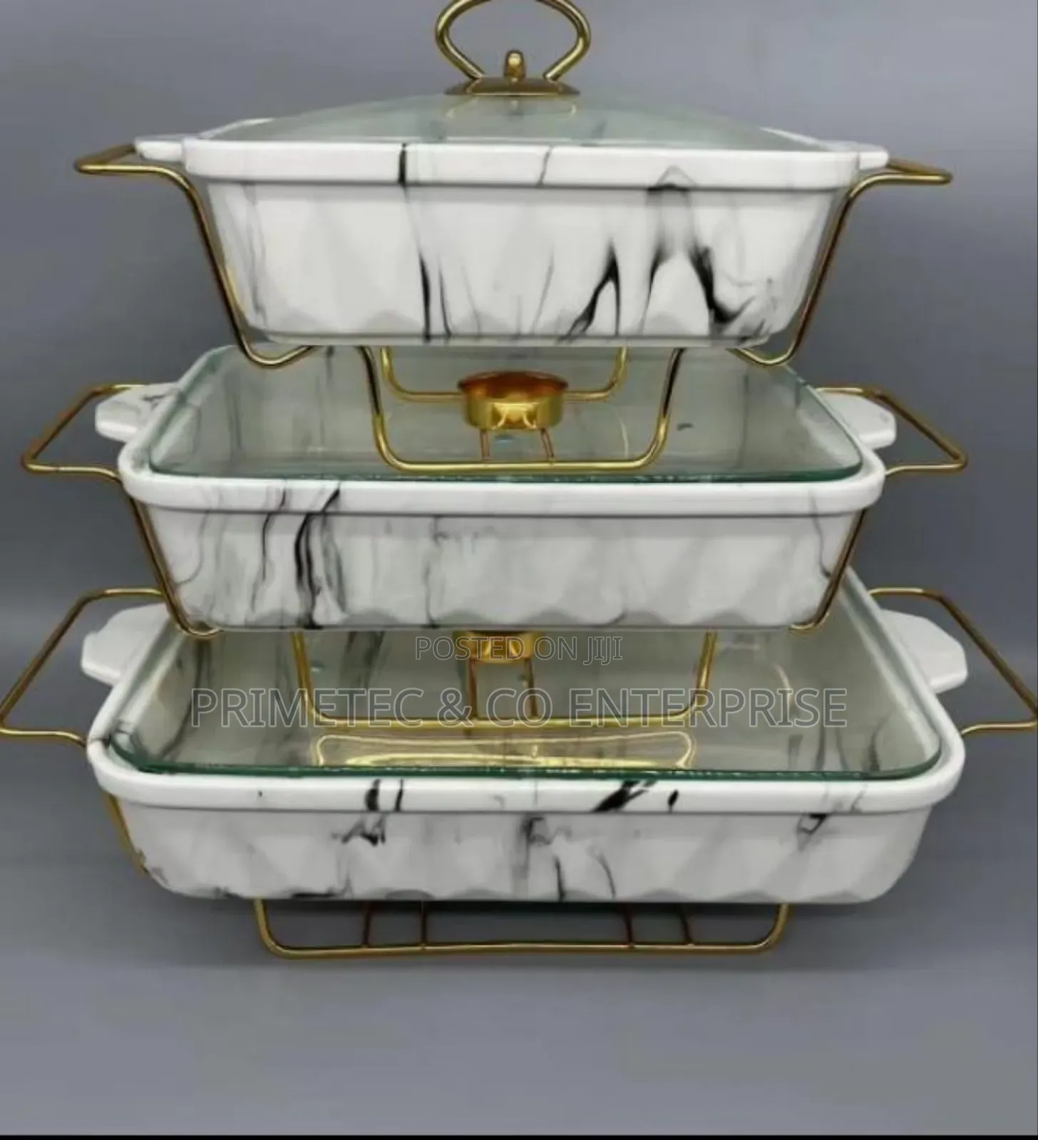 3 PCS Chaffing Dishes