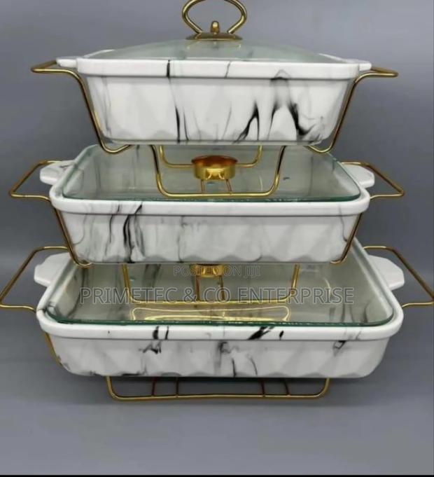 3 PCS Chaffing Dishes - main view