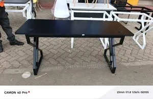 Modern Metallic 1.4 Mtr Black Computer/ Study Desk