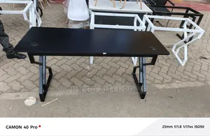 Modern Metallic 1.4 Mtr Black Computer/ Study Desk