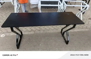 Modern Metallic 1.4 Mtr Black Computer/ Study Desk