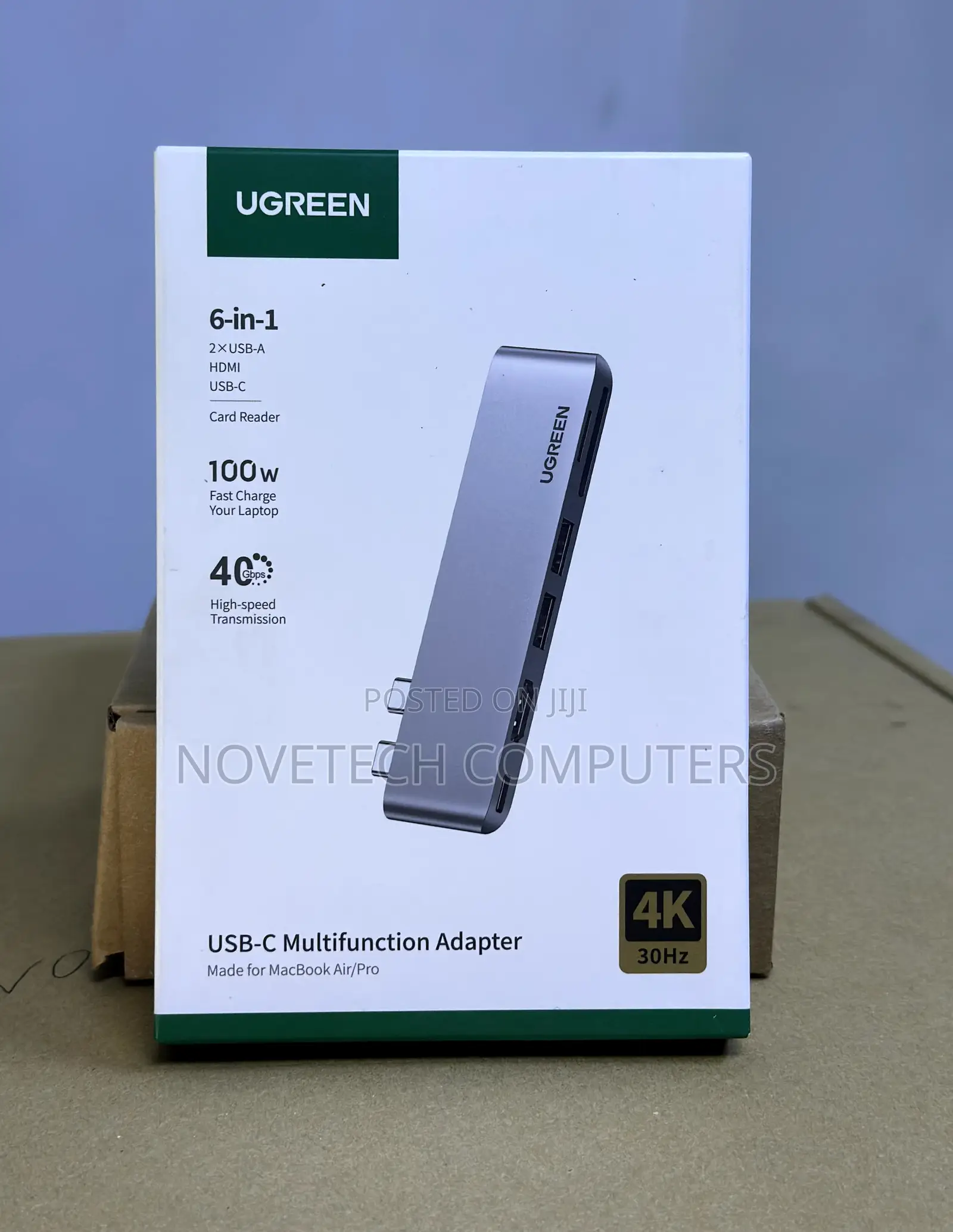Ugreen 6-in-2 Usb-C Multifunction Adapter for Macbook- Cm380