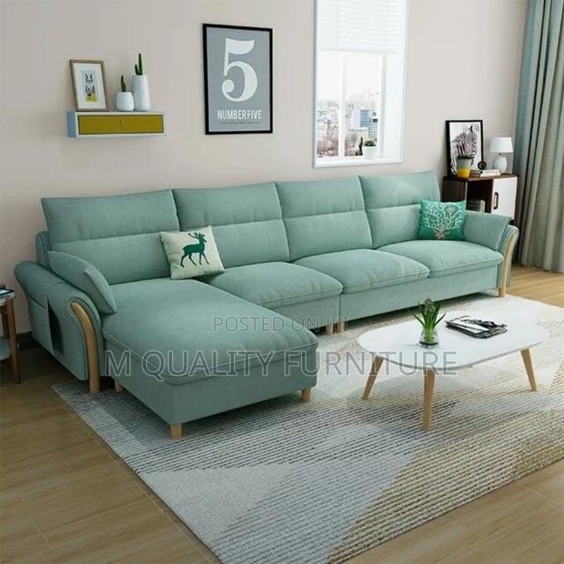 New Light Green Corner Couch