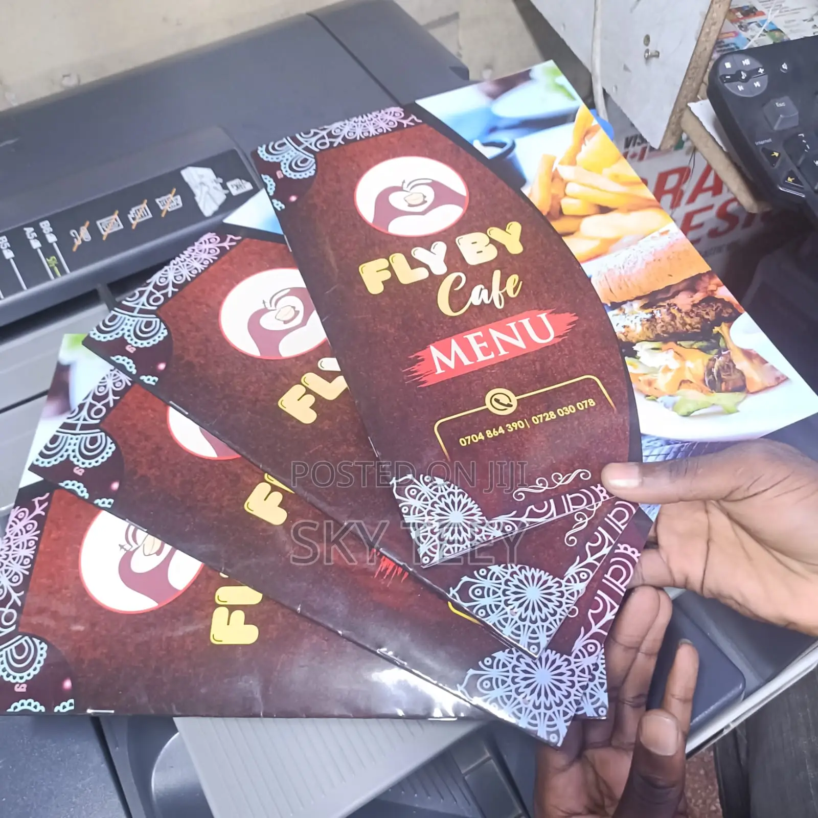 Menus Deigns And Printing