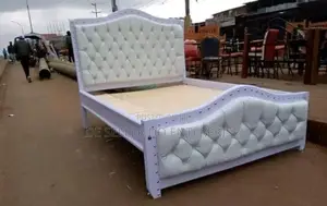 Bed New 5*6 Bed White Colour