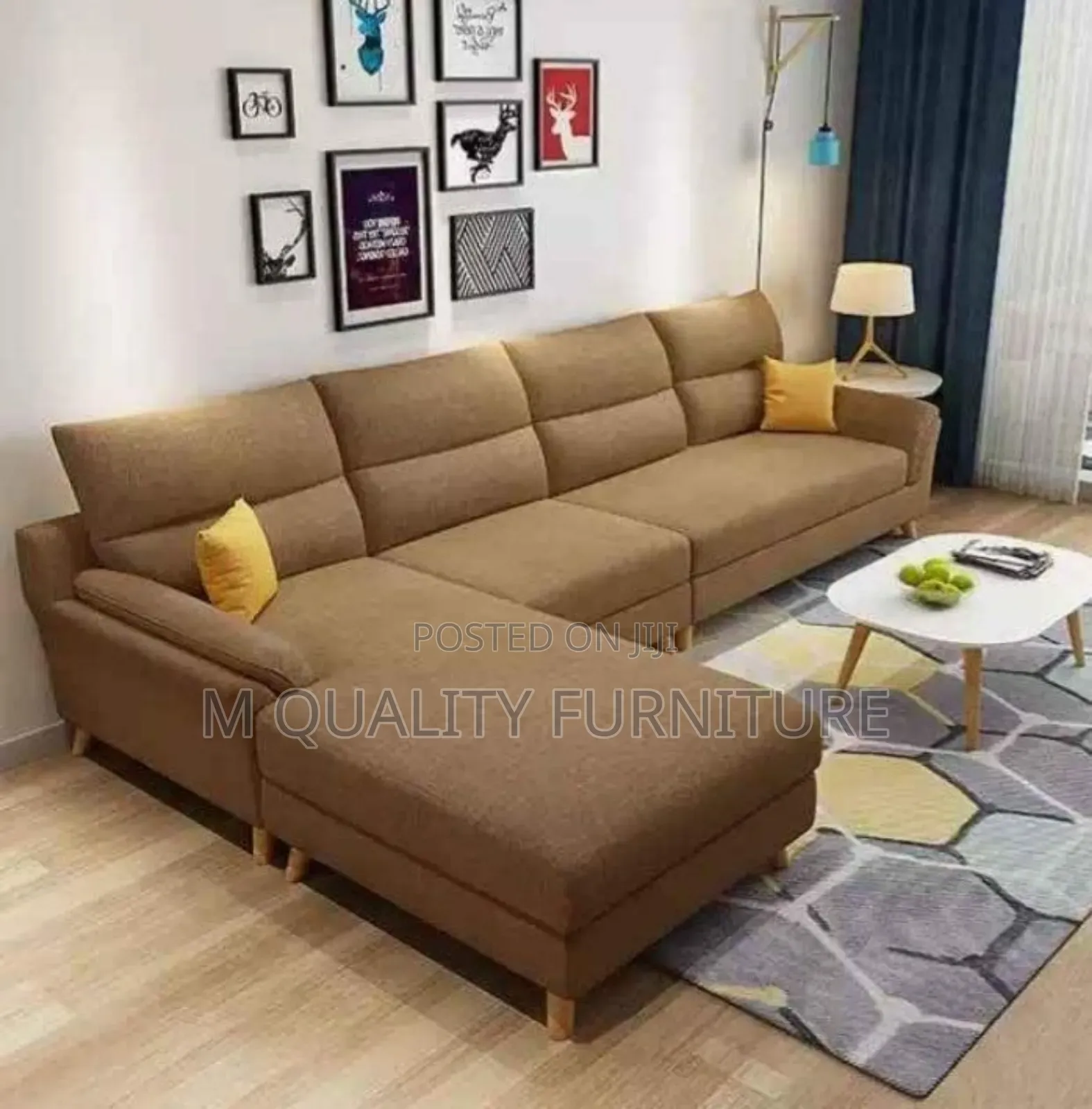 Loving Room Brown Sofas