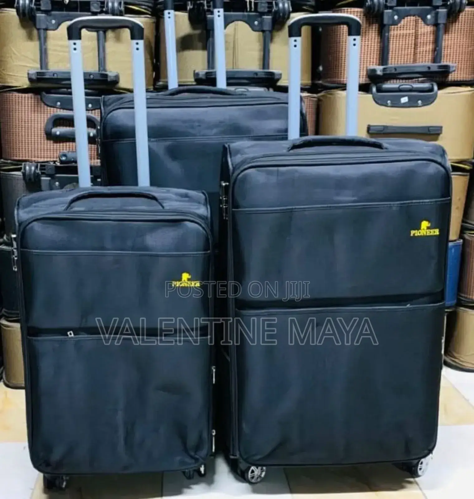 3 in 1 Fabric Laxurious Suitcase Briefcase Travel Bag✓