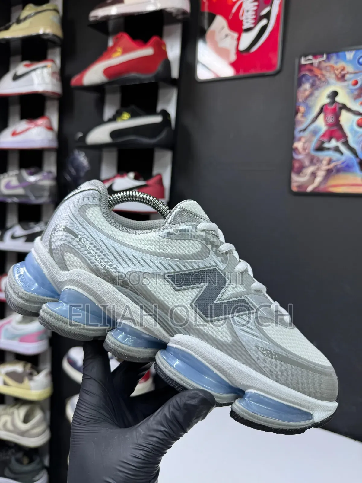 Grey Blue Premium Quality New Balance Abzorb 2000 Shoes