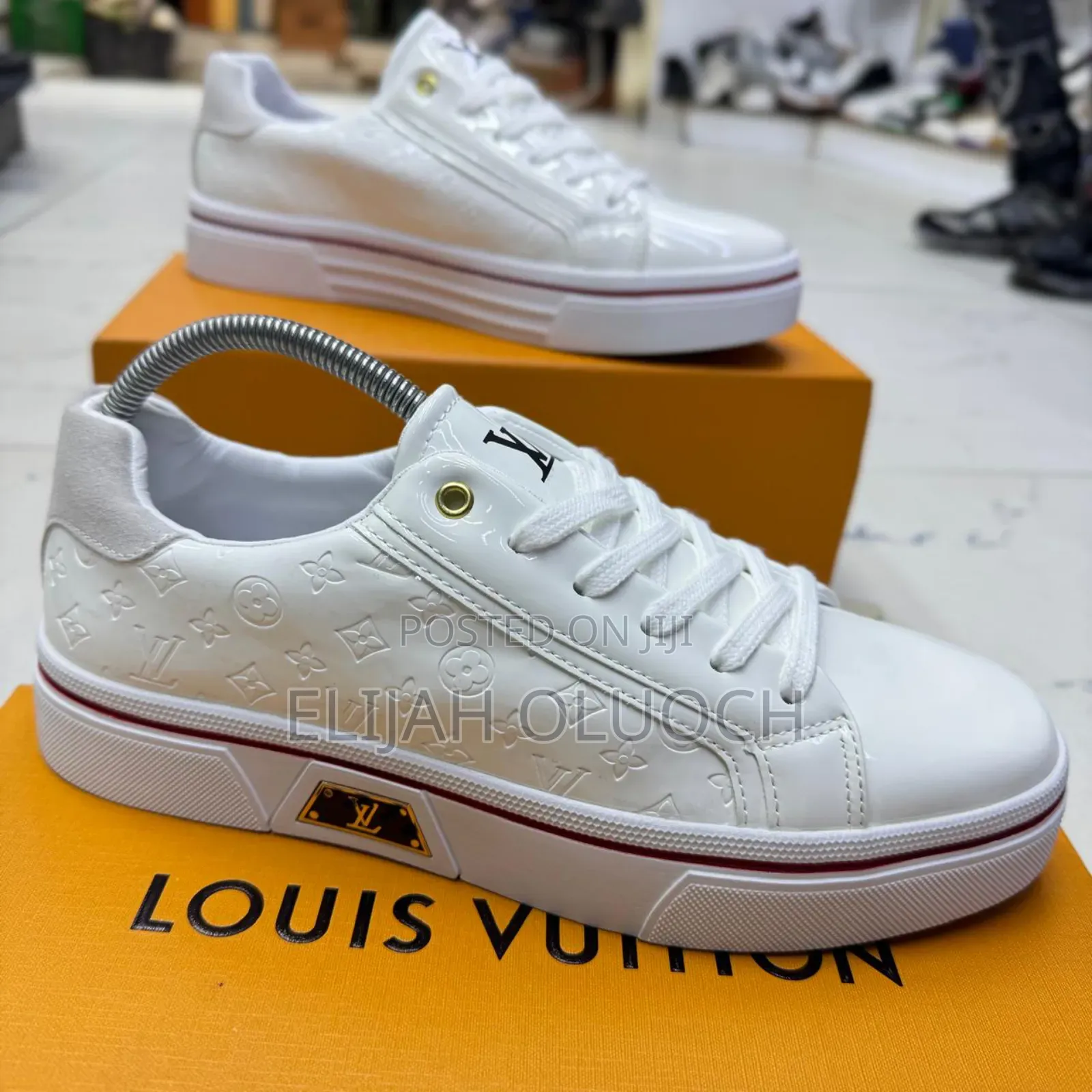 Louis Vuitton /Lv Wet Look Casual Shoes