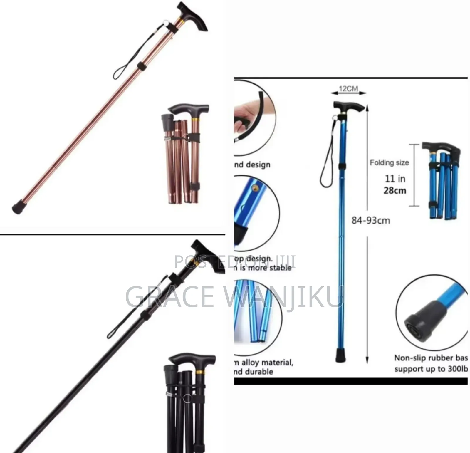 Foldable Walking Stick
