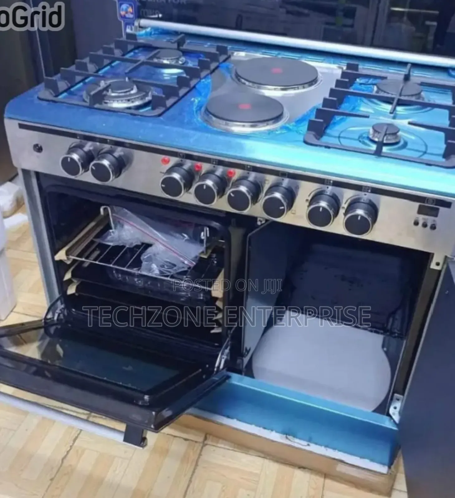 Haier 4 G+ 2 E 60×90cm Cooker With Wok Burner