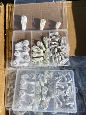 Aset of 34 Invisible Nail Wall Hooks,