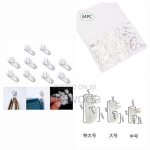 Aset of 34 Invisible Nail Wall Hooks, - main view