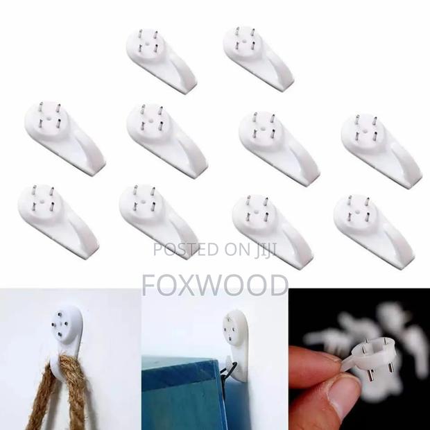 Aset of 34 Invisible Nail Wall Hooks, - thumbnail 5