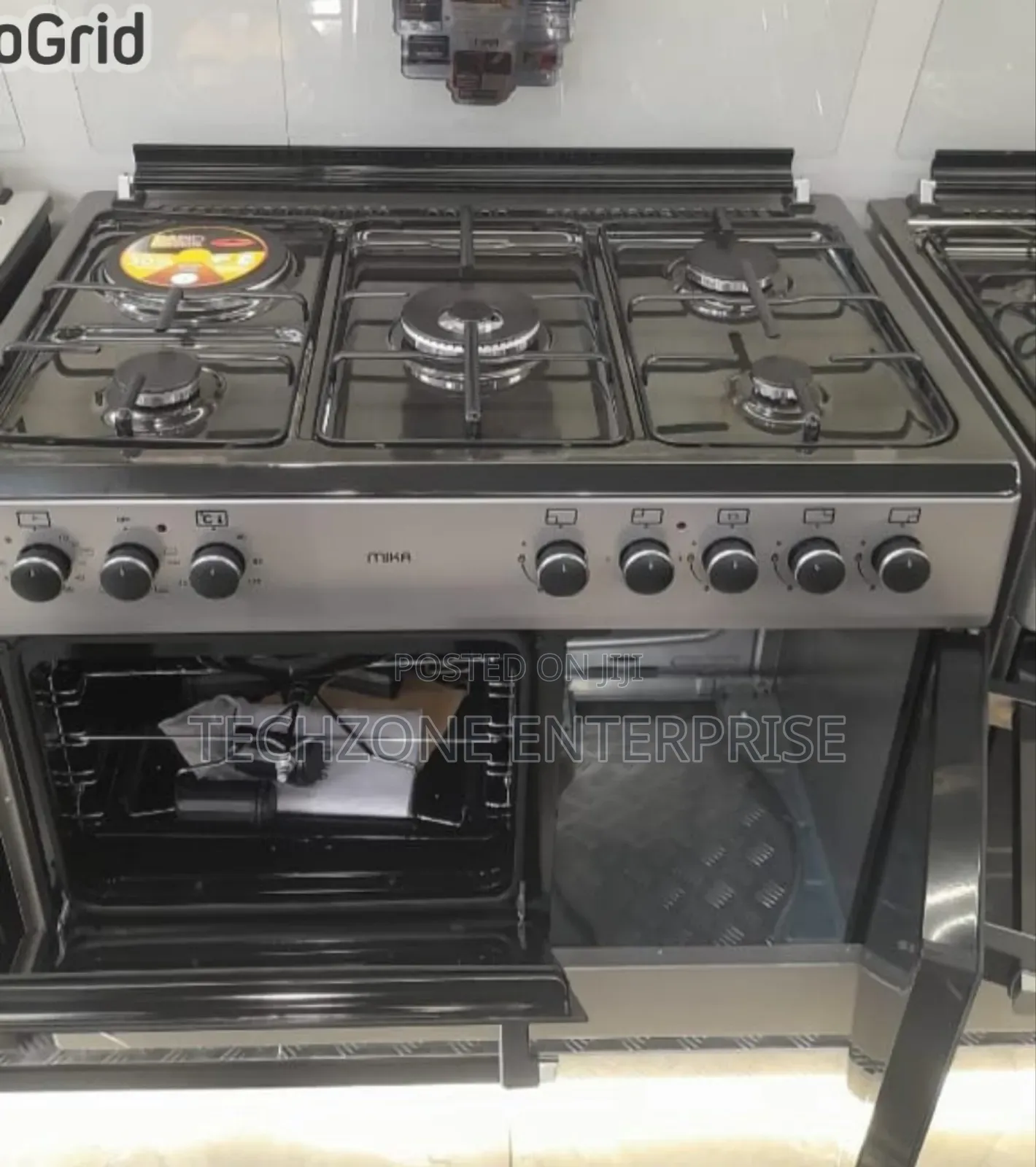 Mika 60*90cm 4 Gas Pool Jet Burners + 1 Hot Plate 