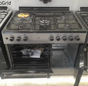 Mika Mst9041weg4sb Standing Cooker 90x60cm 4g (1 Wok) + 1 E,