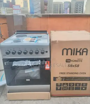 Mika 58 by 58 Standing Cooker 3+1