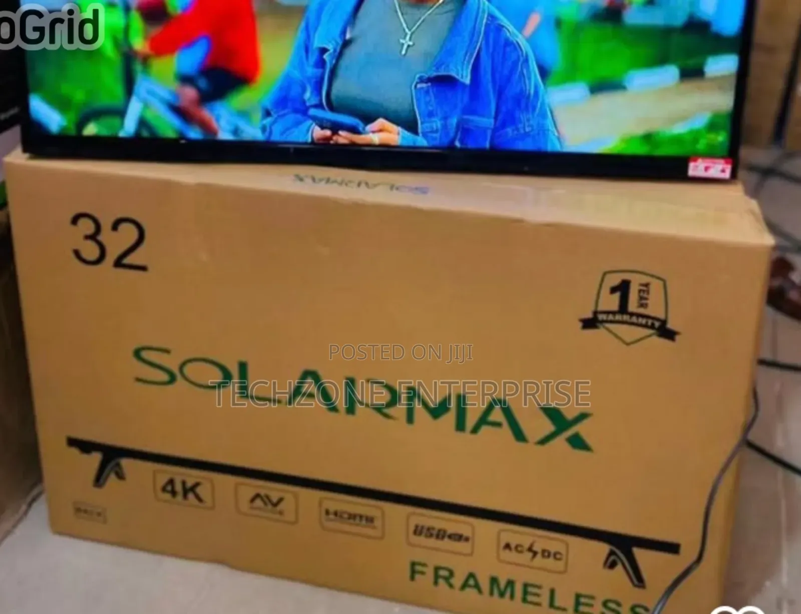 Solarmax 32" Inches Flameless Smart Android Led Tv 