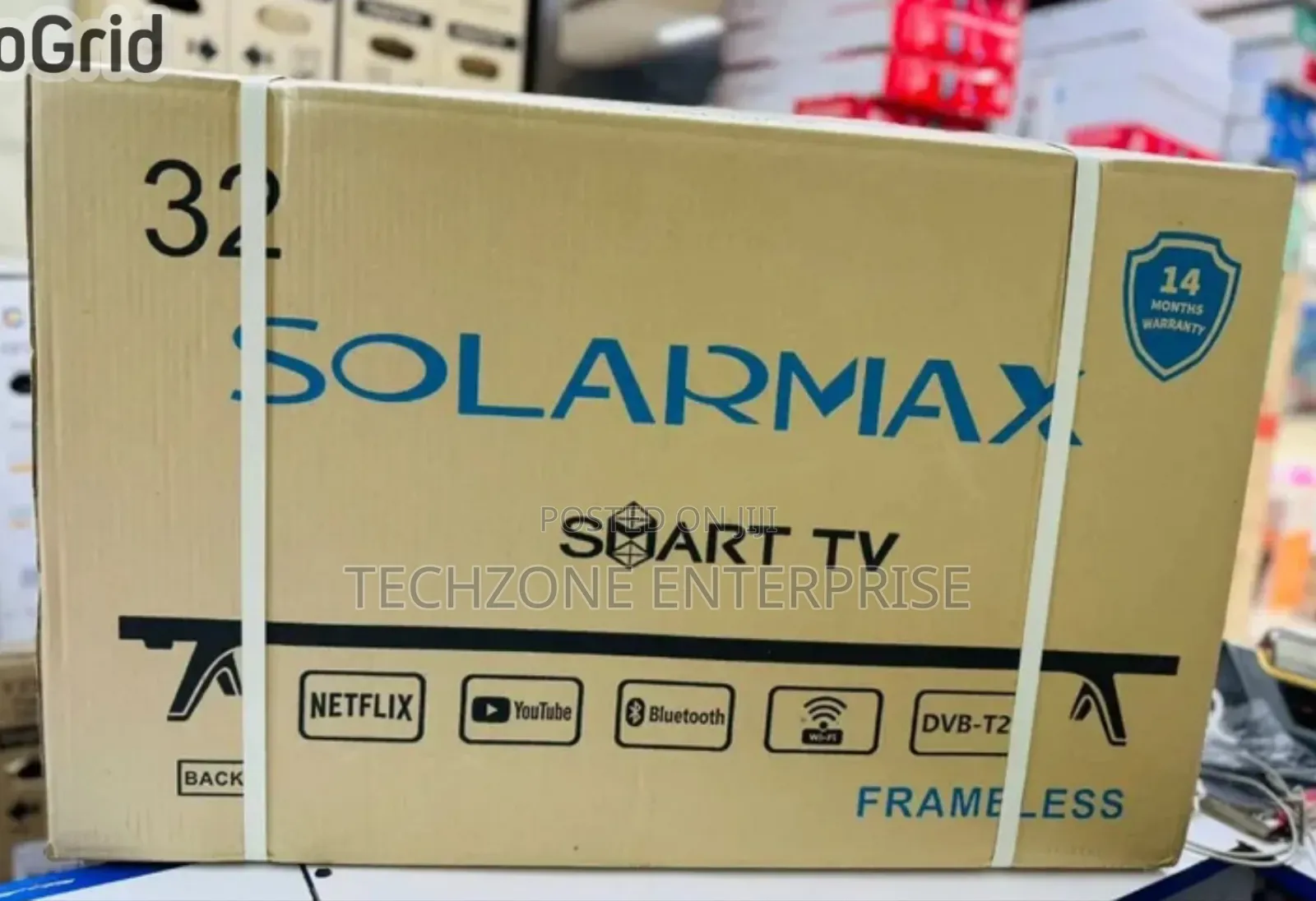 Solarmax 32" Inches Flameless Smart Android Led Tv 