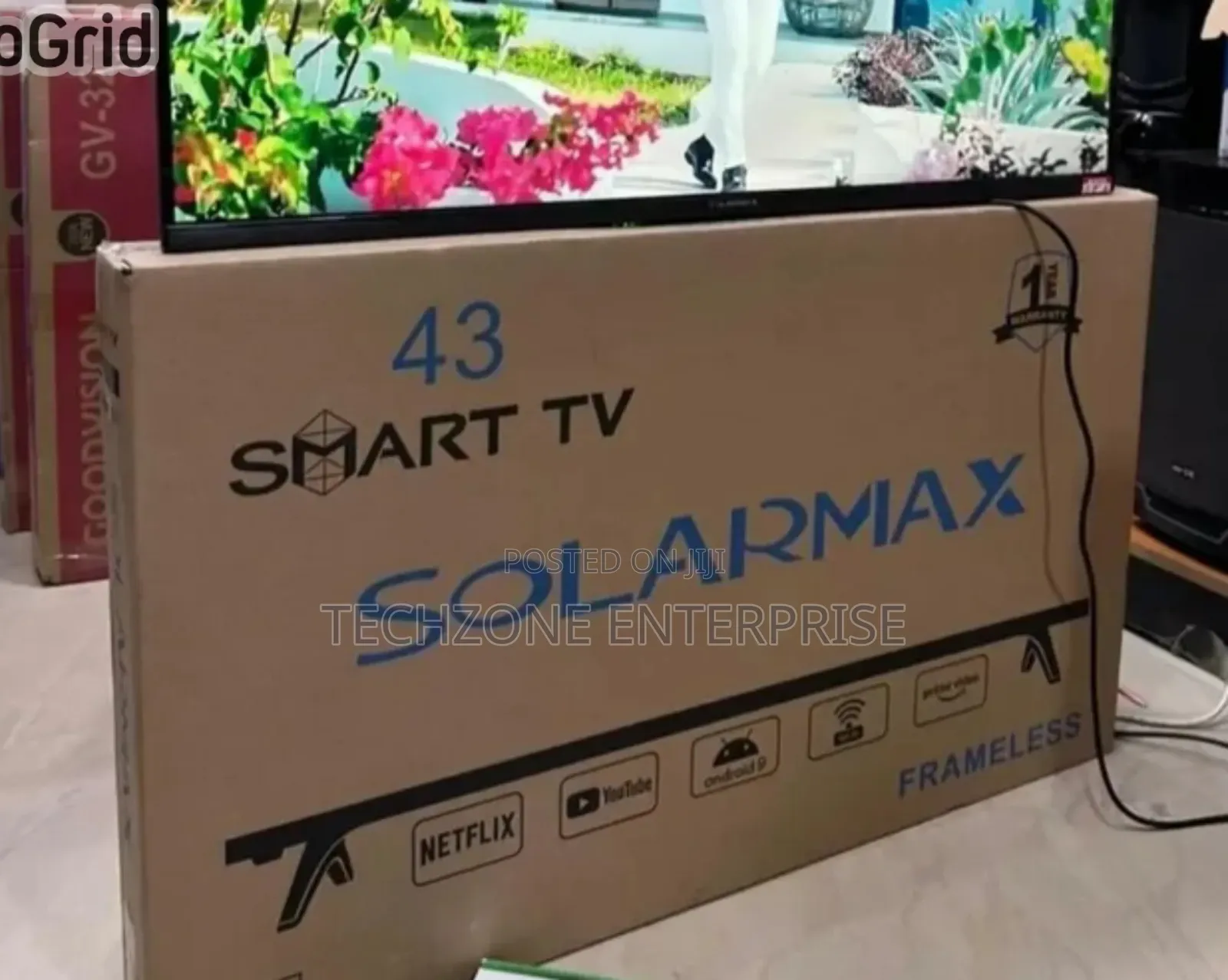 Solarmax 43 Inches Android Smart Tv FHD Built in Wifi 