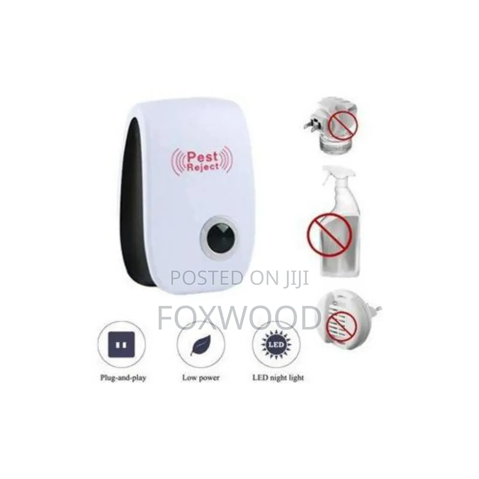 1pcs Pest Reject Ultrasound Mouse Cockroach Repeller
