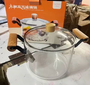 4.0 Glass Borosilicate Cooking Pot.