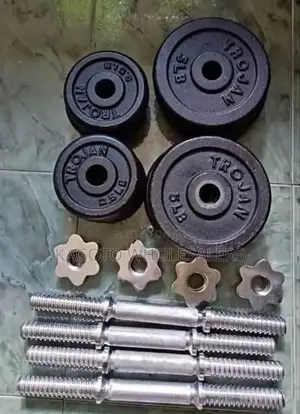 Colour Silver - Chrome 30kgs Dumbells