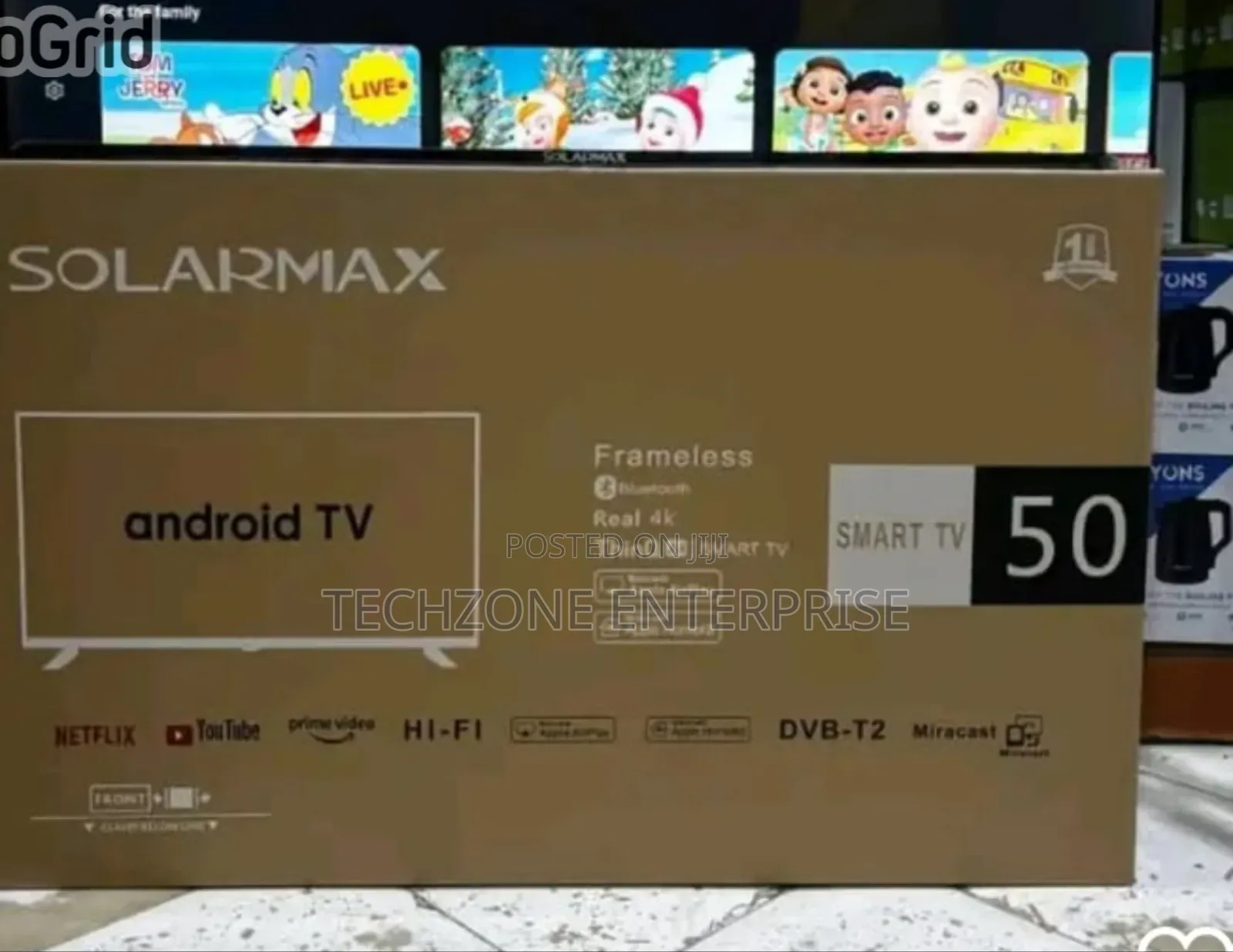 Solarmax 50-Inch Full Hd Led Smart Tv Multiple Ports
