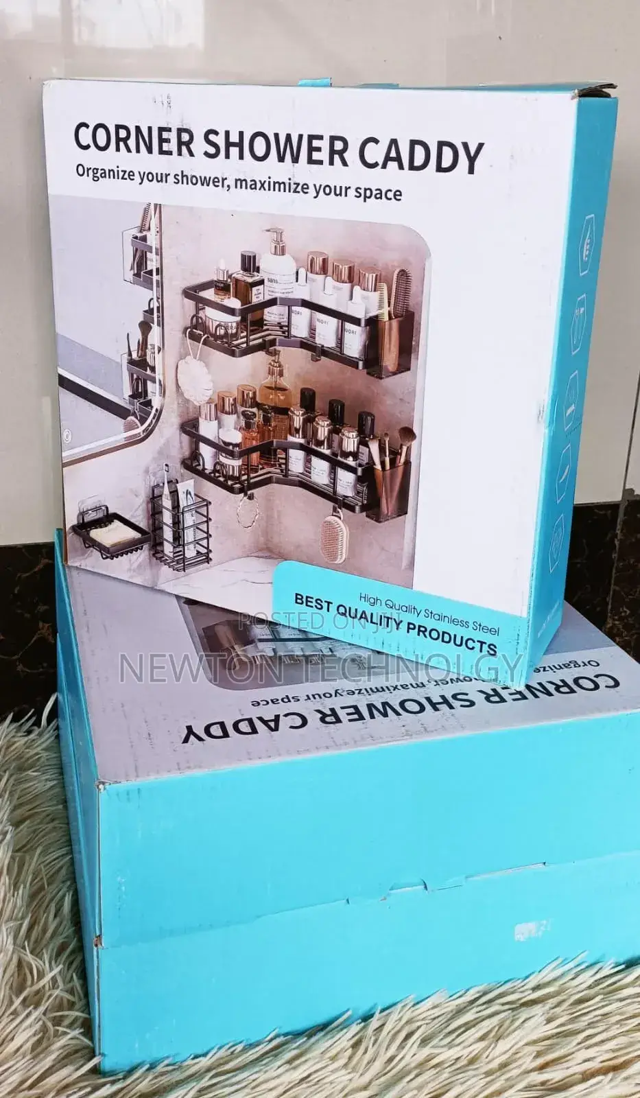 Orner5pc Corner Shower Caddy Shelf/Bathroom Organizer