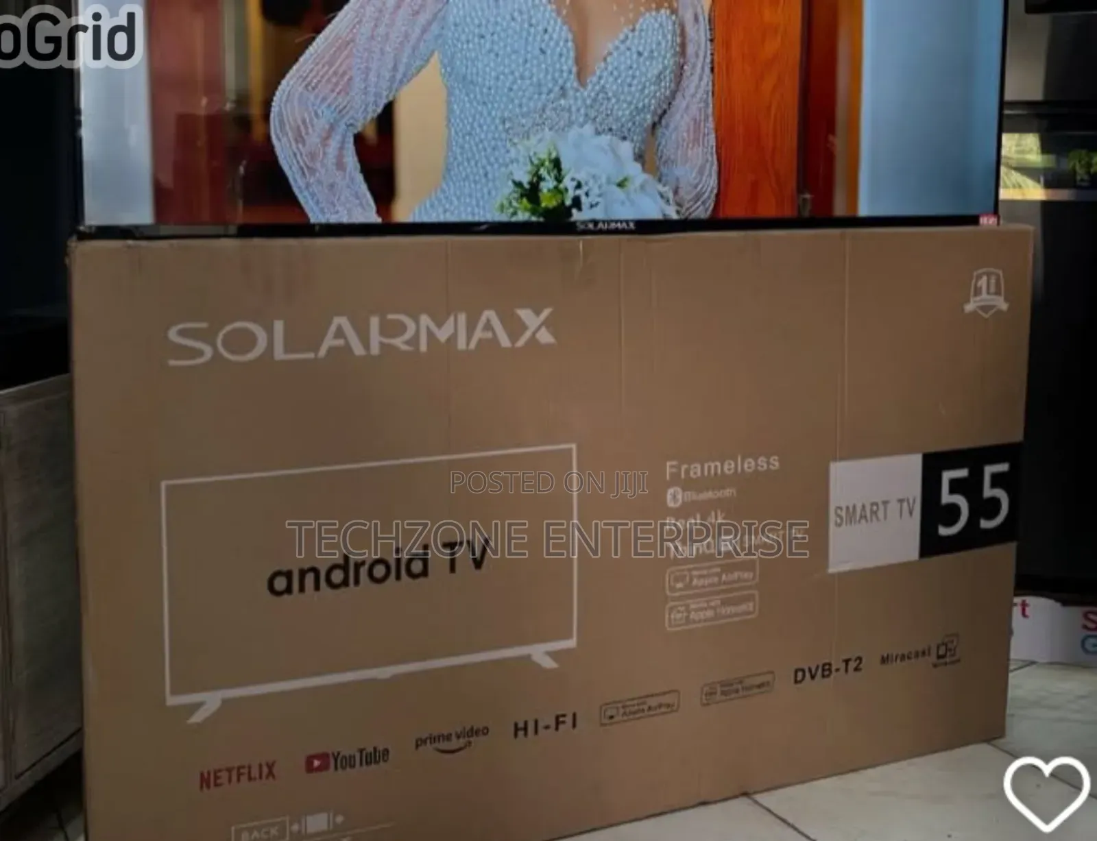 Solarmax 55 Inches Android Tv Powerful Audio 