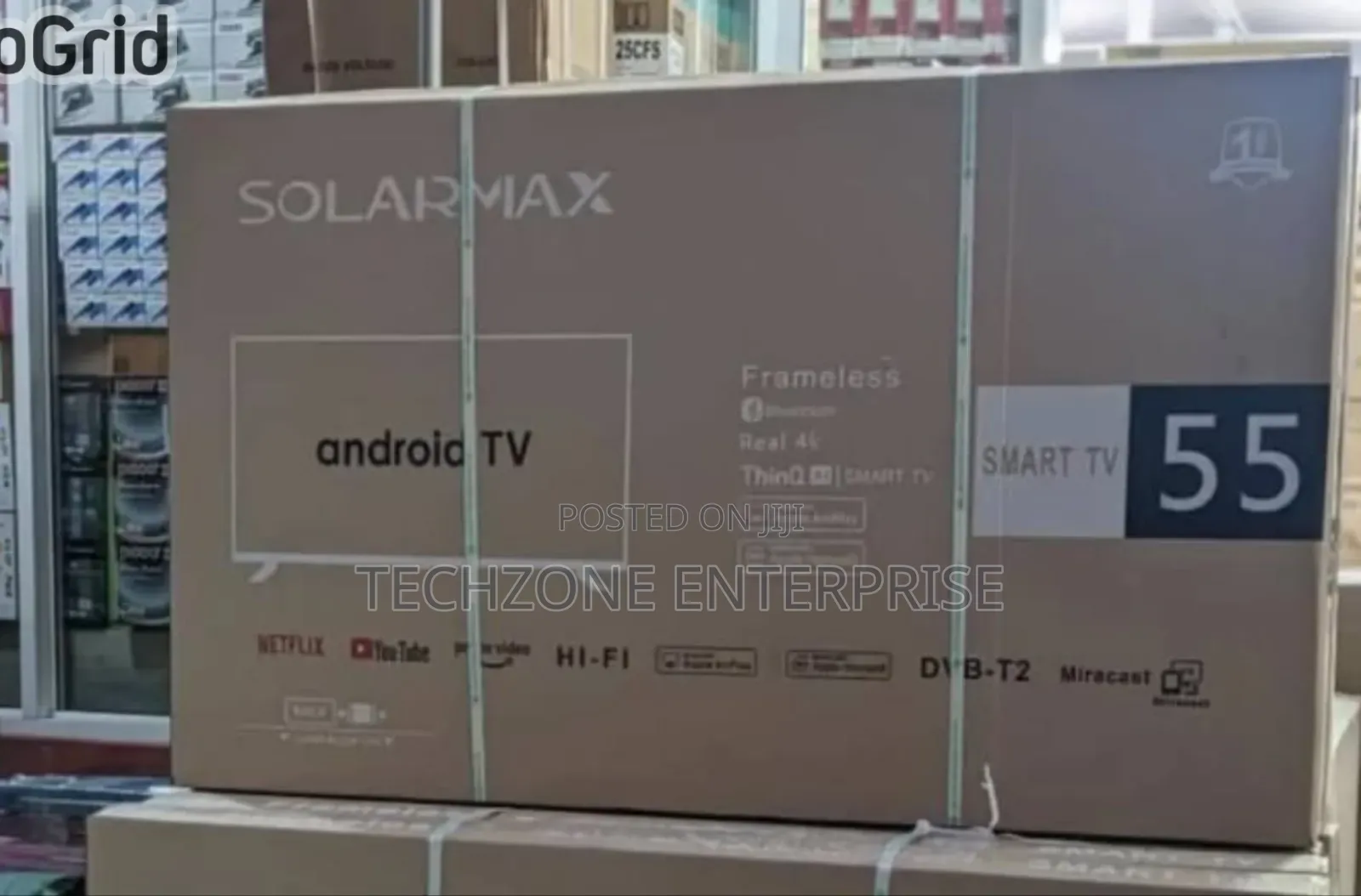 Solarmax 55 Inches Android Tv Powerful Audio 