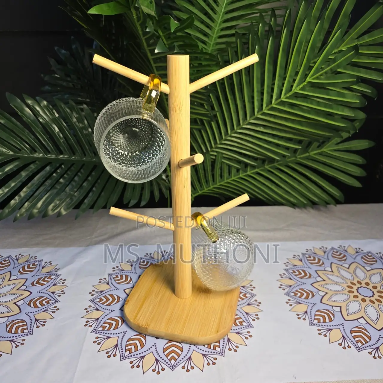 Bamboo Cup Holder/ Stand*