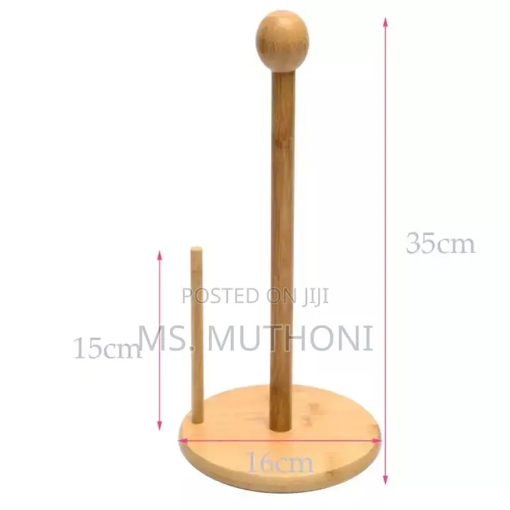 *Bamboo Paper Towel Holder*