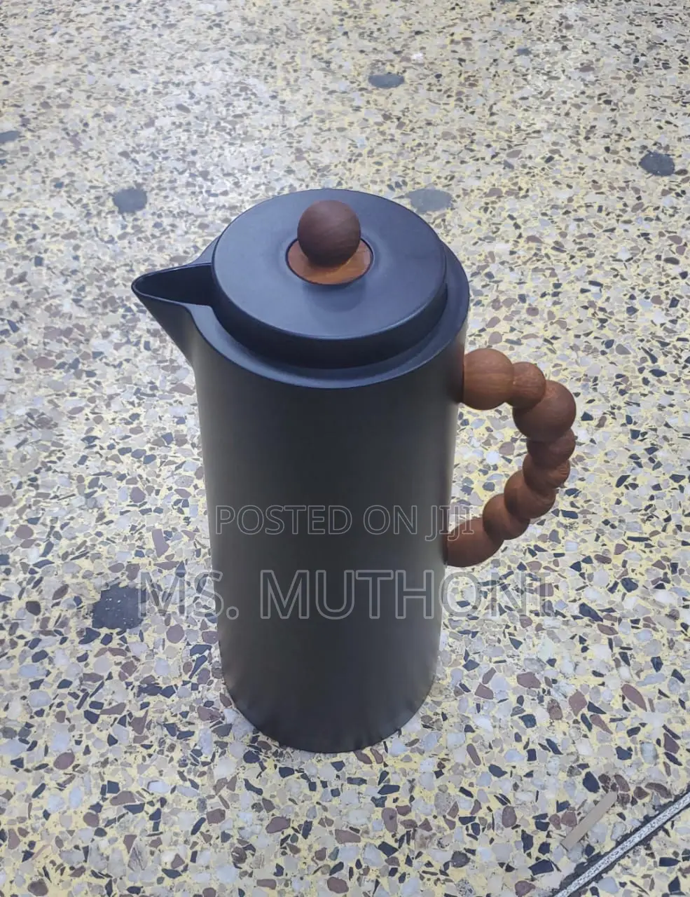 1 L Beautiful Nordic Push Button Thermos Flask