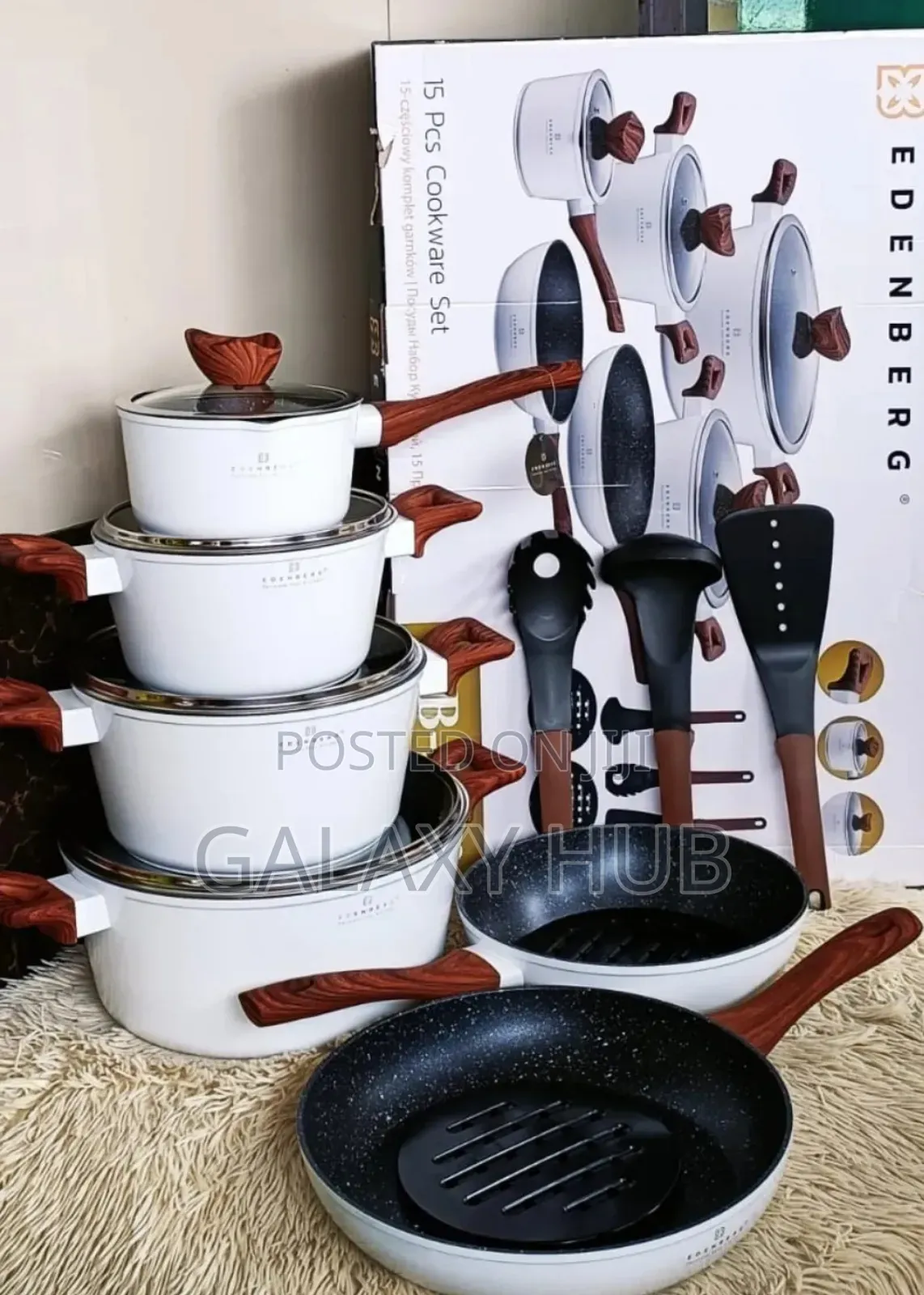 15 PCS Edenberg Nonstick 
Available
