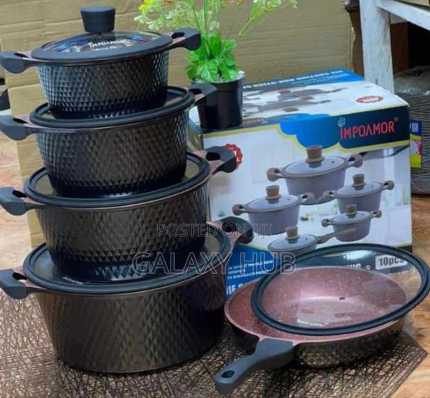 10 Pc Tc Die Cast Cook Ware Set