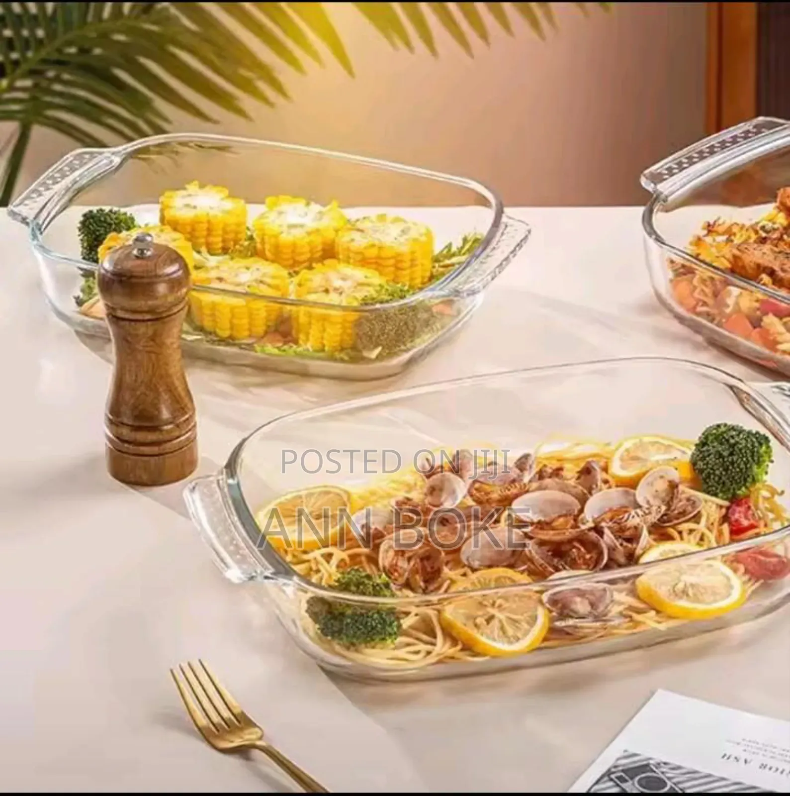 *3 in 1 Borosilicate Baking Glass Ware Set Now Available*
