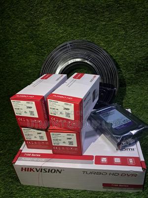 4ch CCTV Hikvision Kit + 500gb HDD + Wiring Set - thumbnail 2
