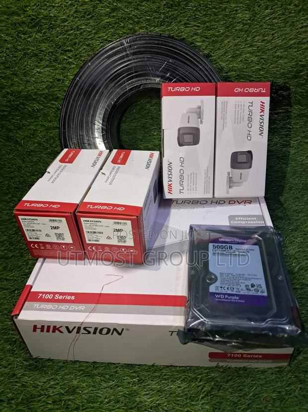 Hikvision 4ch System + 50m Cable Accessories - main view