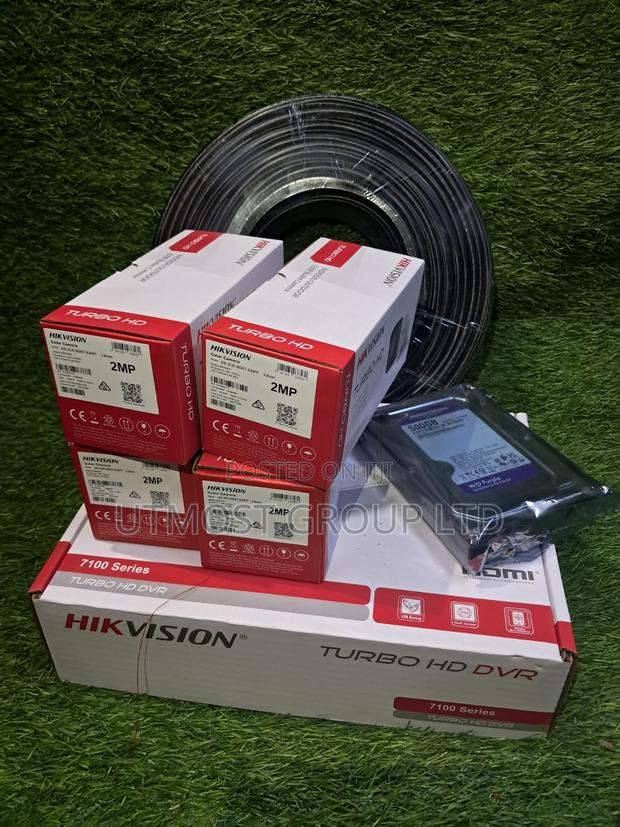 Hikvision 4ch Kit: 2 Dome + 2 Bullet + 500gb + Cable - main view