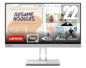 Lenovo L22e-40 21.45" FHD Monitor, Cloud Grey Co