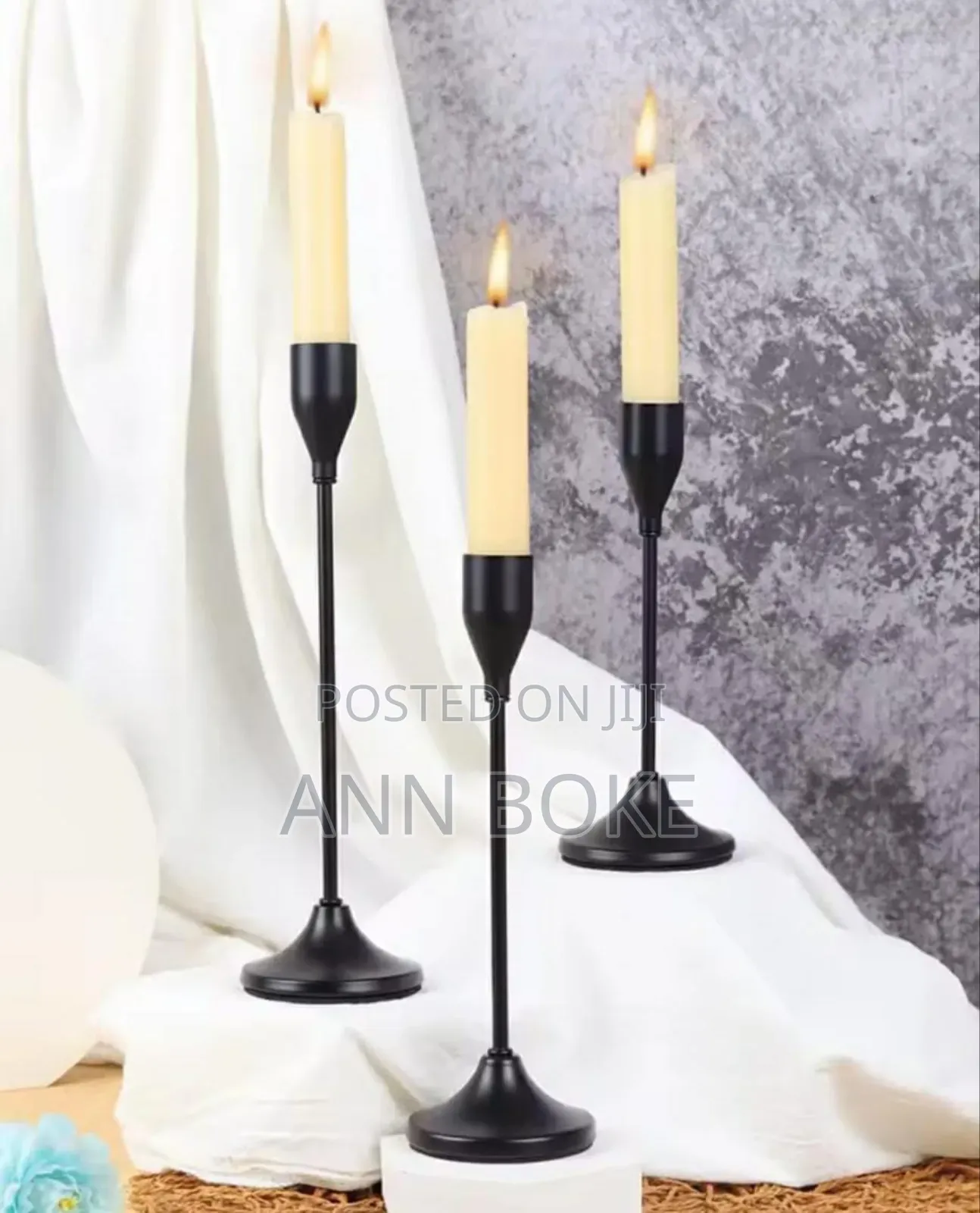 *3pcs Decorative Candle Holder*
**
