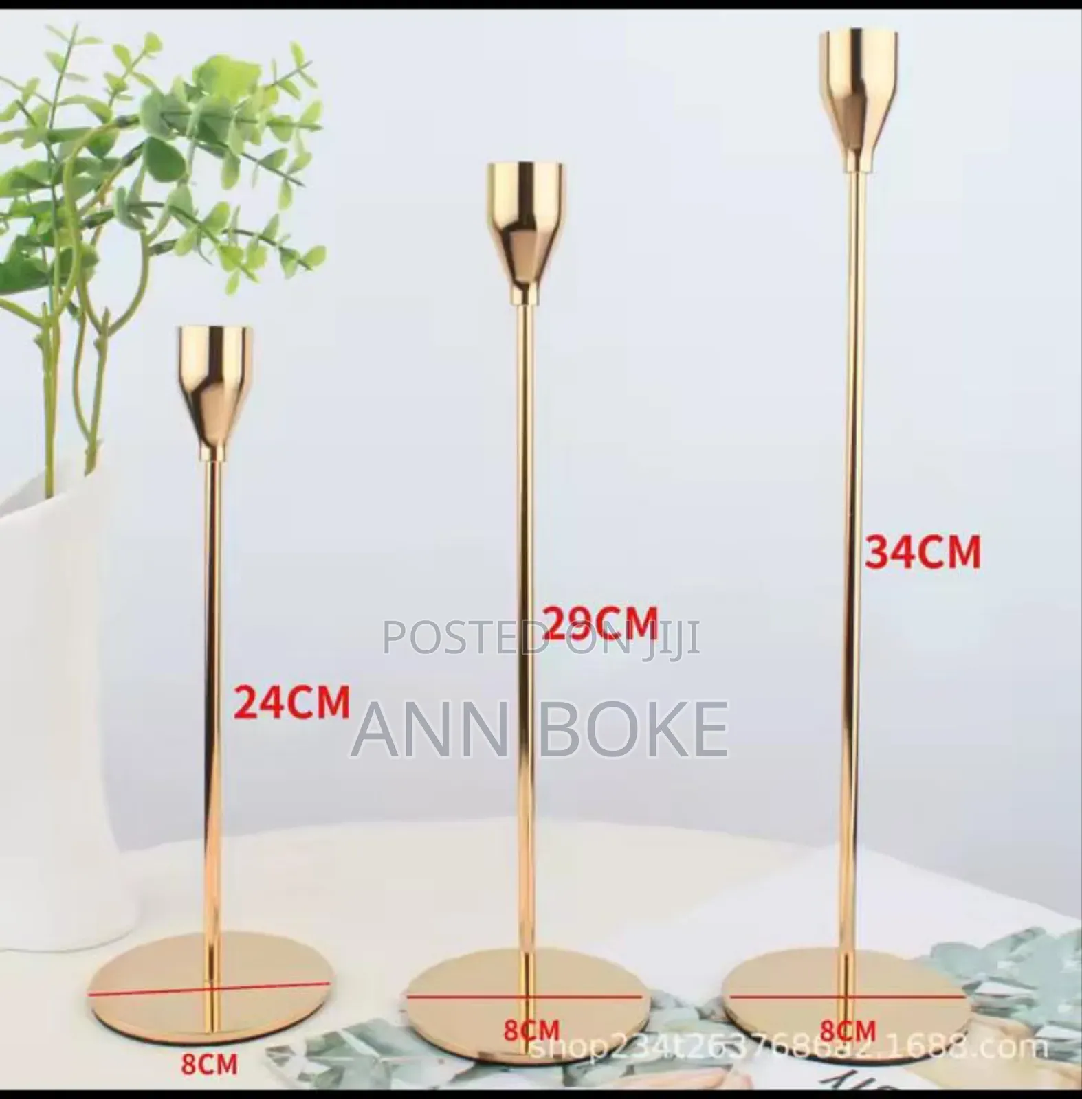 *3pcs Decorative Candle Holder*
**