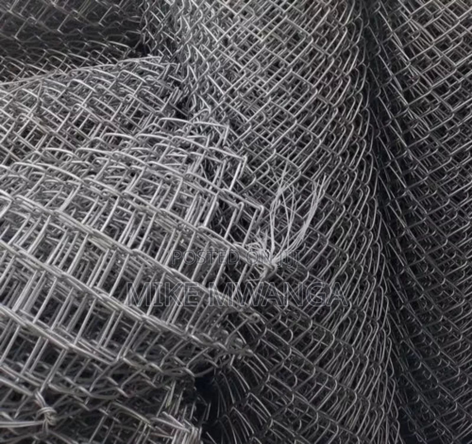 Galvanized Chain Link, 9g, 8ft Height Size 65x65