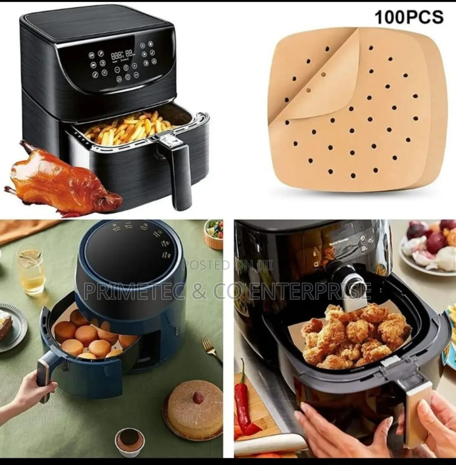 Rectangular Air Fryer Paper